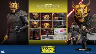 A LOOK AT: Star Wars The Clone Wars &ndash; Savage Opress Figure by Hot Toys REVEAL