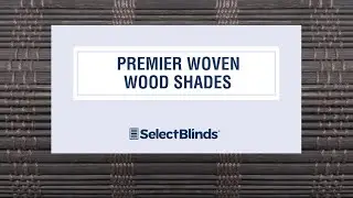 Premier Woven Wood Shades from SelectBlinds.com