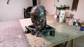 DANY BAO  - TERMINATOR T 800 EXOSKELETON REAL SIZE FULL AUTOMATIZED, PRINTER 3D, ACTION FIGURE ti