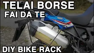 DIY MOTORCYCLE PANNIERS RACK - TELAI BORSE FAI DA TE