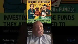 FINRA invests in Hedge funds that they investigate When they break the law FINRA will do nothing 
