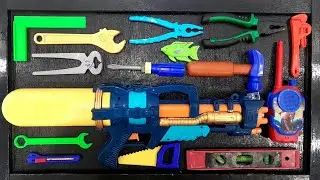 Collection of Repair Tools : Hammer, Pliers, Wrench, Crewdriver, Cutting pipe, Cutter