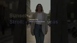 Sunset City Stroll: 4 Outfit Ideas