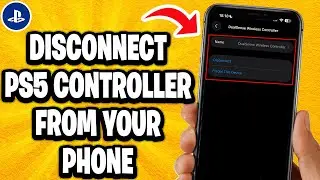 Как отключить контроллер PS5 от телефона