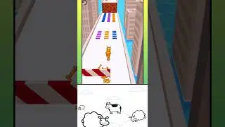Meow Meow I'm a Cow but it's Ladder Limb 🤠🐱💥 #animation #ladder #sheep #cute #cow #beats