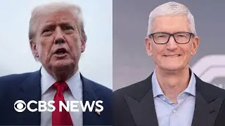Trump, Tim Cook announces Apple's $100 billion pledge to boost manufacturing in U.S. | full video