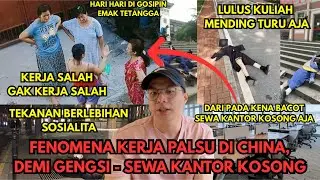 FENOMENA ANEH DI CHINA: PENGANGGURAN SEWA KANTOR DEMI PURA-PURA KERJA #PengangguranMuda