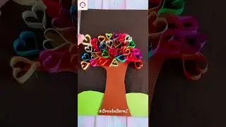 DIY paper tree🌴#shorts #diy #@BreaknBurn1 #love #craft #art #viralvideo