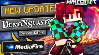BEST DEMON SLAYER MOD FOR MINECRAFT PE🔥 | MCPE (1.21.70+)
