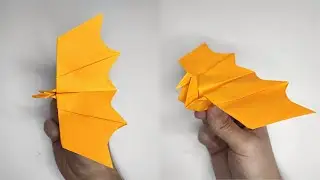 Origami flying BIRD ( fly so far ) | How to make a paper bird