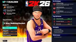 NBA2K26 NEW UNSTOPPABLE 6’8 BUILD GAME BREAKING BUILD THAT CAN DO EVERYTHING! JUMP SHOT + ANIMATIONS