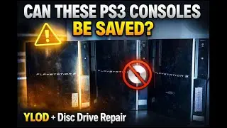 Can These PS3 Consoles Be Saved? | YLOD + Disc Drive Repair