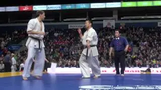 【新極真会】The 5th Karate World Cup MEN HEAVY WEIGHT Quarterfinal 4 Murayama vs. Nesterenko
