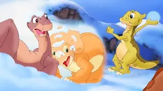 Dinosaurier-Schneeball-Kampf! | In Einem Land Vor Unserer Zeit