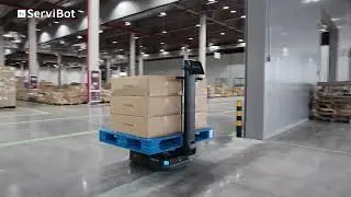 El robot que mueve cajas solo en el almacén 🤖📦 | T600 en acción