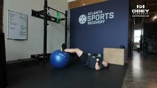 Exercise Ball Glute Bridge Hamstring Curl | OS