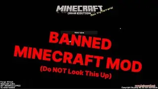 This Minecraft Mod Is Disturbing and BANNED... (Flywheel Of Terror)