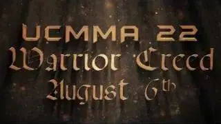 Cage Rage UK presents- UCMMA22, Warrior creed - Sat, August 6th, Troxy.