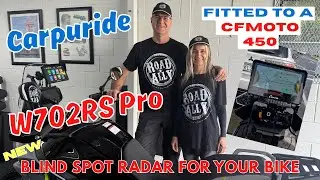 Новый смарт-экран Carpuride W702RS Pro теперь с радаром слепых зон для любого мотоцикла