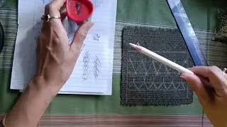 How l set up my hands embroidery sample book 4 .part 3 #handbroidery #diy book #crazy stitch 