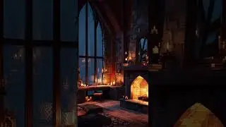 Cosmic Fireplace LoFi | Deep Focus Study Music #shorts