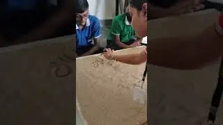 practicing sand animation//RVN students