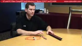 ST and FC Fiber Optic Coupler Adapters for Extending Cables or Mating through Patch Panels