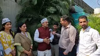 Political Storm Brews: AAP Targets Mehraj Malik&rsquo;s  PA Amir Malik in Press Meet