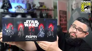 RARE SDCC 1 of 500 Star Wars Dark Side Figpin Set