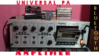 Universal cassette pa amplifier120 watts inbuilt Bluetooth music player 💖 universal hifi amplifier 🙂