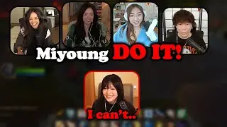 Everyone puts PRESSURE on Miyoung to speak Korean went HILARIOUS | ft Valkyrae, Sykkuno, Poki, Janet