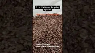Efficient Radiator Recycling Equipment for Copper and Aluminum Recovery