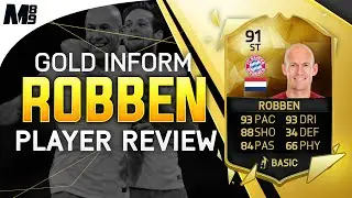 FIFA 16 IF ROBBEN REVIEW (91) FIFA 16 Ultimate Team Player Review + In Game Stats