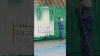 How To Paint A Shipping Container