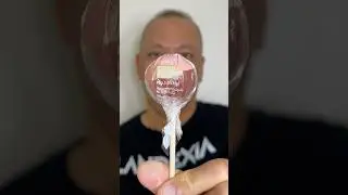 👂ASMR ORGANIC FRUIT LOLLIPOP CANDY WATERMELON FLAVOR EATING SOUNDS👂