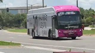 Lynx Orlando: Lake Nona Bound Route 418 Bus #333 seen at Lake Nona Town Center