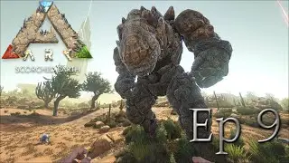 Taming my first ever Rock Elemental: Ark Scorched Earth Ep 9