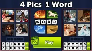 4 Pics 1 Word Daily Puzzle Answers December 22, 2025