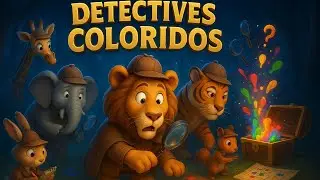 Os Detetives da Floresta e o Mistério das Cores Perdidas! 🕵️♂️🌈 | Animação Infantil Educativa