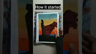 My Art Progress (Youtube Art journey)😍 #shorts #journey #art