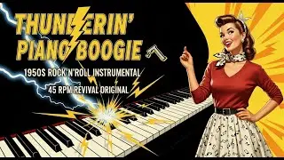 Thunderin&rsquo; Piano Boogie ⚡ (1950s Rock&rsquo;n&rsquo;Roll Instrumental) | 45 RPM Revival Original