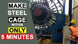 How to weld pipe reinforcement cage within 5 minutes