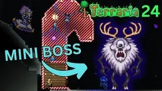 DEERCLOPS DESTROYED MY CANDY CANE HOME!!! | Terraria Calamity - Part 24
