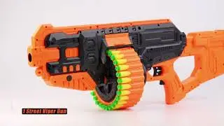 Street Viper Gun (Black-Orange)