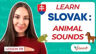 Звуки животных на словацком языке 🐶🐱🐮🐷