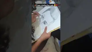 male face draw properly shading #viratkohli #male drawart#pencilportrait#sort#viral#viratlover❤️#lov