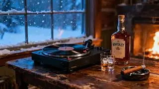 Snow Outside, Silence Inside | Deep Whiskey Blues Instrumental for Long Winter Nights