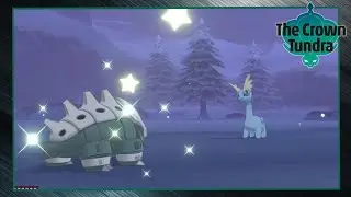 Shiny Lairon/Galegon in the Crown Tundra DLC pokemon sword after 130 dynamax adventure!