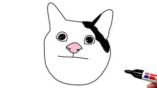 How to Draw the Polite Cat Meme