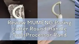Review MUMENG Paring cutter Round Handle ToolsProcessor Random Color Fruit Vegetable Stainless Stee